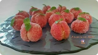 Pesche dolci con alchermes e zucchero [upl. by Nazay]