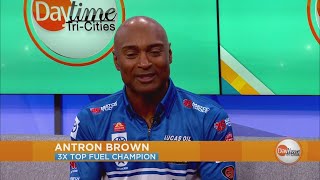 NHRA Top Fuel Champ Antron Brown previews Bristol [upl. by Euqinomad550]