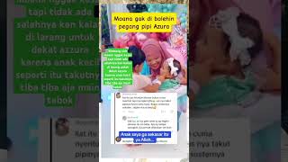 Moana di larang untuk pegang pipi azzura anak aurel dan atta halilintar paula riaricis shorts [upl. by Aldas187]