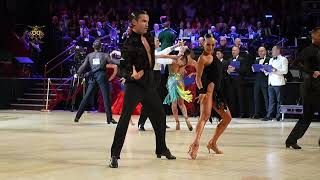 quot The International Championship 2023 quot at the Royal Albert Hall  Pro latin Semifinal Cha Cha [upl. by Etnud]