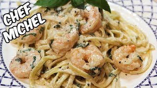 Fettuccine aux crevettes [upl. by Cenac847]