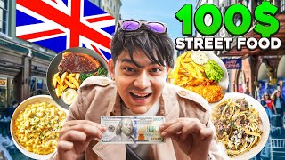 100 Street Food challenge London THIS WAS Expensive [upl. by Arob]