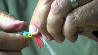 Tying a Bleeding Gill Clouser Minnow Fly [upl. by Novahs]