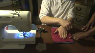 SEWING LESSON 1 How to make mittens out of old jeans [upl. by Ennaihs]