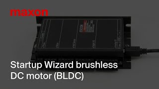 ESCON Studio Startup Wizard brushless DC motor BLDC [upl. by Fabiano706]