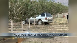 Multiple people injured after car crash northwest of Willcox [upl. by Elwood102]