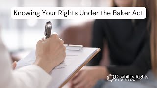 Knowing Your Rights Under the Baker Act [upl. by Yrram592]