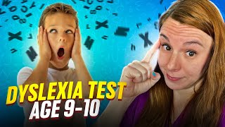 Dyslexia Test for 9 or 10 Year Old Child [upl. by Lansing]