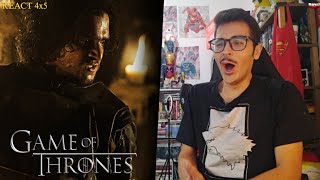 quotSATISFAÇÃOquot DEFINE ESSE FINAL  REACTION amp REVIEW sobre o eps 4x05 de Game of Thrones [upl. by Gault336]