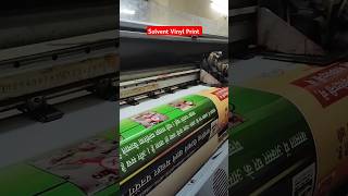 Solvent Vinyl Printing। Print Machine ecosolvent ecosolventink flexprintingmachine poster [upl. by Enahs954]