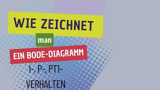 Zeichnen eines BodeDiagramms Beispiel P I PT1VerhaltenGlied Übungen Regelungstechnik [upl. by Halac484]