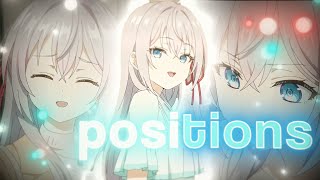 Positions💕  Alya Sometimes Hides Her Feelings in Russian〖EditAMV〗 [upl. by Helenka539]