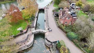 AbingdonOnThames lock and weir Nov 24 [upl. by Pharaoh]