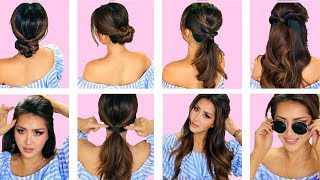 ★TOP 5 💗 LAZY EVERYDAY HAIRSTYLES with PUFF 💗 QUICK amp EASY BRAIDS amp UPDO for Long 💗 Medium HAIR [upl. by Couhp766]