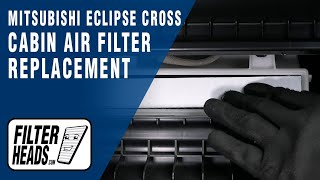 How to Replace Cabin Air Filter 2024 Mitsubishi Eclipse Cross  AQ1087 [upl. by Byram154]