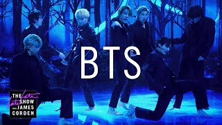 BTS  Black Swan Live on The Late Late Show with James Corden HD [upl. by Adnocahs]