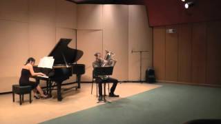 Morceau de Concert  Camille SaintSaÃ«ns  Kevin LaRose Tuba [upl. by Ielarol585]