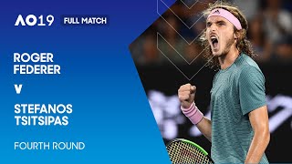 Roger Federer v Stefanos Tsitsipas Full Match  Australian Open 2019 Fourth Round [upl. by Ardine]