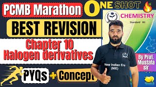 10 ONE SHOT Revision Halogen Derivatives Class 12th Chemistry PYQs amp Concept newindianera [upl. by Aihsi687]