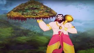 Pavanputra Hanuman Saves Laxman Life by Giving Sanjeevani Herb  English Animated Story 1112 [upl. by Korry]