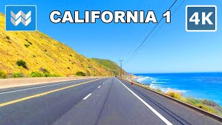 4K Scenic Drive Point Mugu  Malibu  Santa Monica via Pacific Coast Highway  California 1 South [upl. by Inuat]