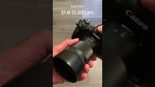 Canon EOS M50 Mark II with Canon EFM 55200 Lens shorts [upl. by Edasalof]