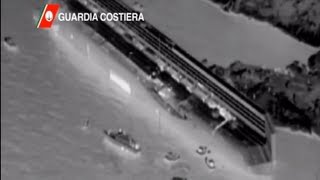 Costa Concordia Incidente  Video Raggi Infrarossi Recupero da Elicottero Guardia Costiera [upl. by Calesta]