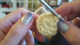 DC Crochet Magic Circle A Magic Ring of Double Crochet Stitches [upl. by Narcissus]