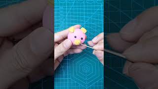 I made Piggy Form Plasticine diy claymodel [upl. by Genevra771]