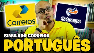 🔥SIMULADO DE PORTUGUÊS CEBRASPE CONCURSO CORREIOS 2024 [upl. by Epifano]