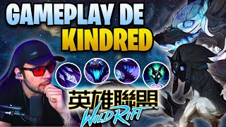 ¡KINDRED SE HACE NASHOR SOLA  GAMEPLAY KINDRED WILD RIFT [upl. by Anayk]