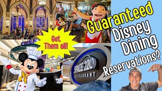 Disney Dining Reservations Guarantee your reservations with these tips tricks [upl. by Birmingham]