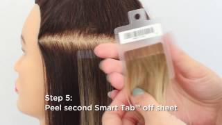 Howto Apply Smart Tabs®  The Hair Shop [upl. by Elok]