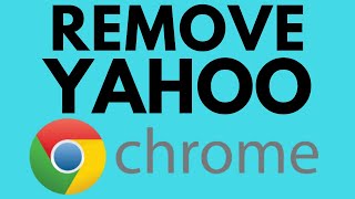 How to Fix Google Chrome Search Engine Changing to Yahoo  Remove Yahoo Search [upl. by Anirroc]