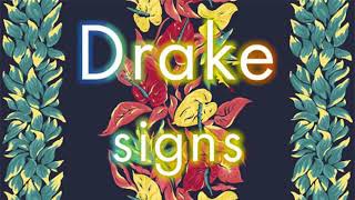 Drake  Signs Official Audio [upl. by Ferro]