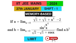 Ifalimit x tends to0root1 root1x4root 2\x4ampblimit x tends to0sin2xroot2root1cosx [upl. by Steve]