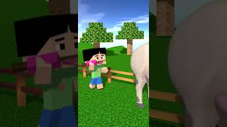 mau nyuntik sapi malah kena semprot eek shorts shortsminecraft [upl. by Frasier]