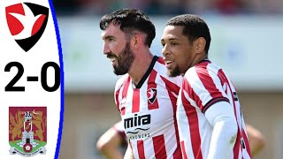 Cheltenham vs Northampton Town 20 Ryan Bowman Goal  All Goals and Highlights [upl. by Vivien489]