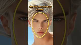 Oval face short hairstyles quotMALE viral faceshapes hairstyle [upl. by Eltsirc]