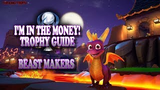 Spyro The Dragon Reignited  Beast Makers  All GemsDragonsEggs  Im in the Money [upl. by Niarda]