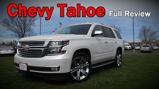 2017 Chevrolet Tahoe Full Review  Premier LT LS amp Z71 Midnight Edition [upl. by Nasas451]