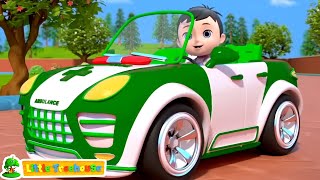 Wheels On the Ambulance  More Vehicle Rhymes amp Songs for Kids [upl. by Trainer477]