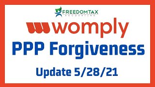 Womply PPP Loan Forgiveness  Update 52821 [upl. by Llevart695]