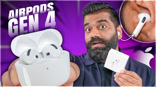 Apple AirPods 4 ANC Unboxing amp First Look  Tiny But Powerful🔥🔥🔥 [upl. by Aseretairam]