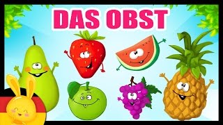 Das Obst auf deutsch lernen  German vocabulary  Fruits amp vegetables  Titounis [upl. by Ssenav]