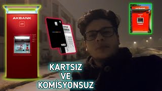 İNİNAL KART AKBANK ATM KARTSIZ PARA YÜKLEME KOMİSYON YOK [upl. by Nicks650]