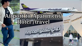 Airport to ApartmentHotel  travel Jeddah to Abha Region [upl. by Nenerb97]