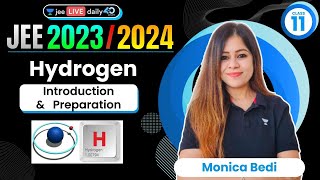 Hydrogen L1  Introduction amp Preparation  jee2024 jee2025 jeechemistry monicabedi [upl. by Hermy]