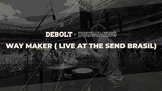 Way Maker Live at The Send Brasil Official Audio Drum Cam ⚡️ [upl. by Assenay]