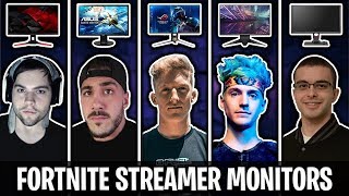 What Monitor Fortnite Streamers Use Tfue Ninja Dakotaz NickEh30 NickMercs [upl. by Faubert813]